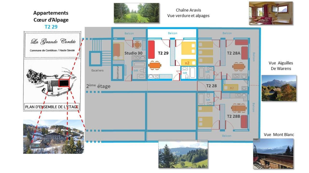 Appartement La Grande Cordée - Cœur d'Alpage à Combloux Extérieur photo